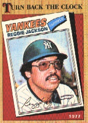 1987 Topps Baseball Cards      312     Reggie Jackson TBC
